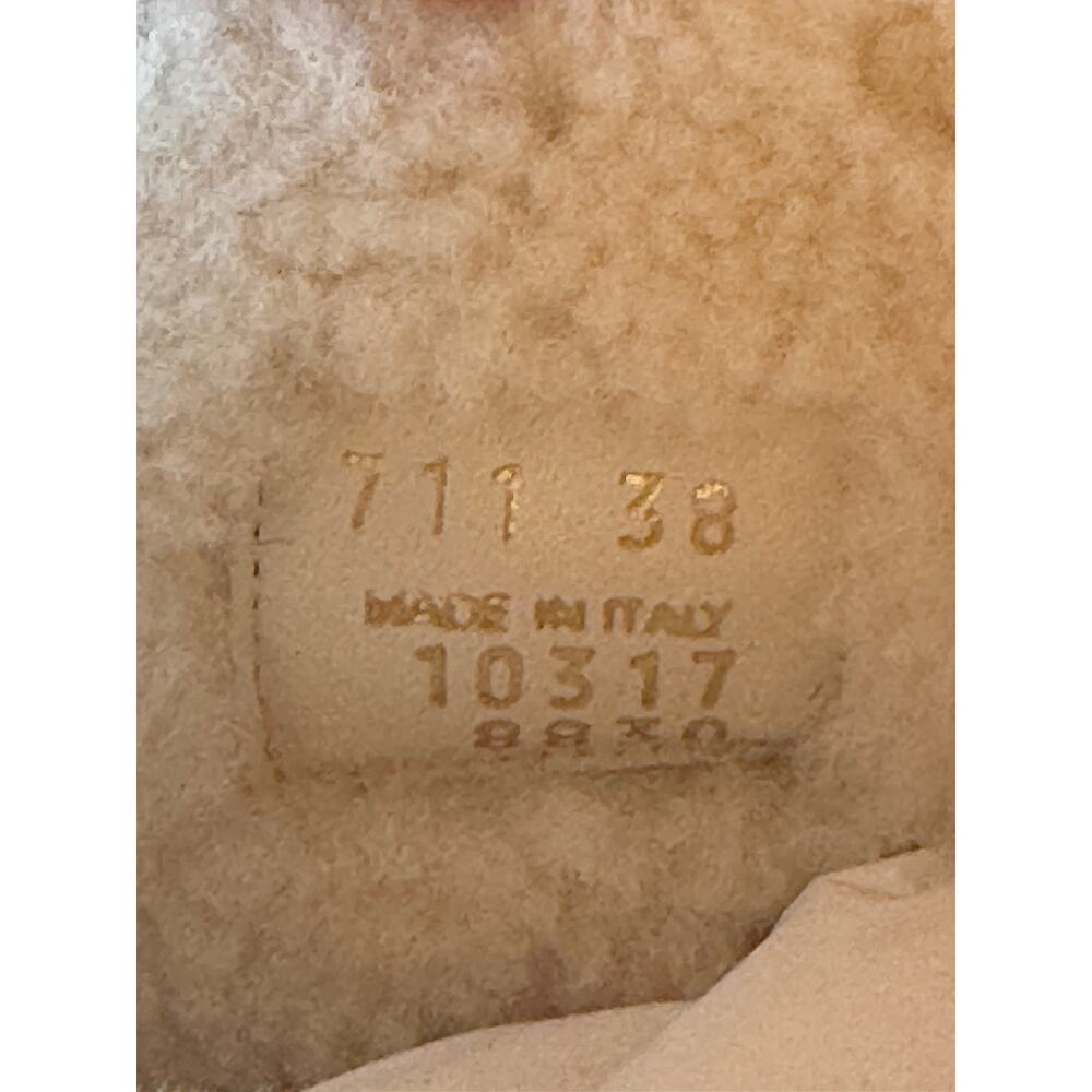 Prada NWB White Logo Shearling Ankle Boots - Picture 4 of 6